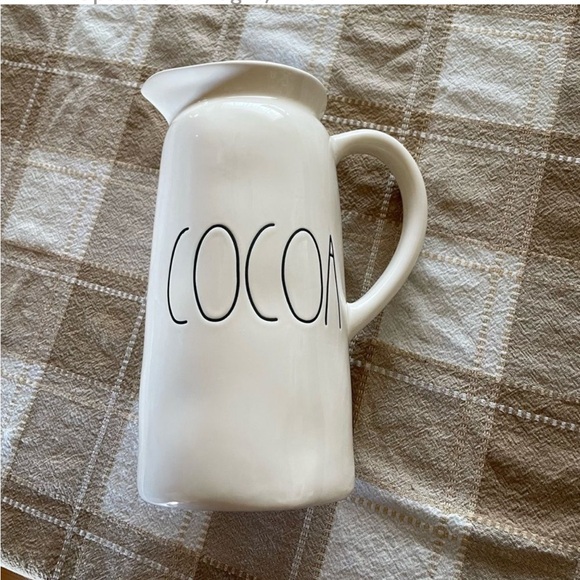 Rae Dunn COCOA Pot pour pitcher holiday servewear - Picture 5 of 5